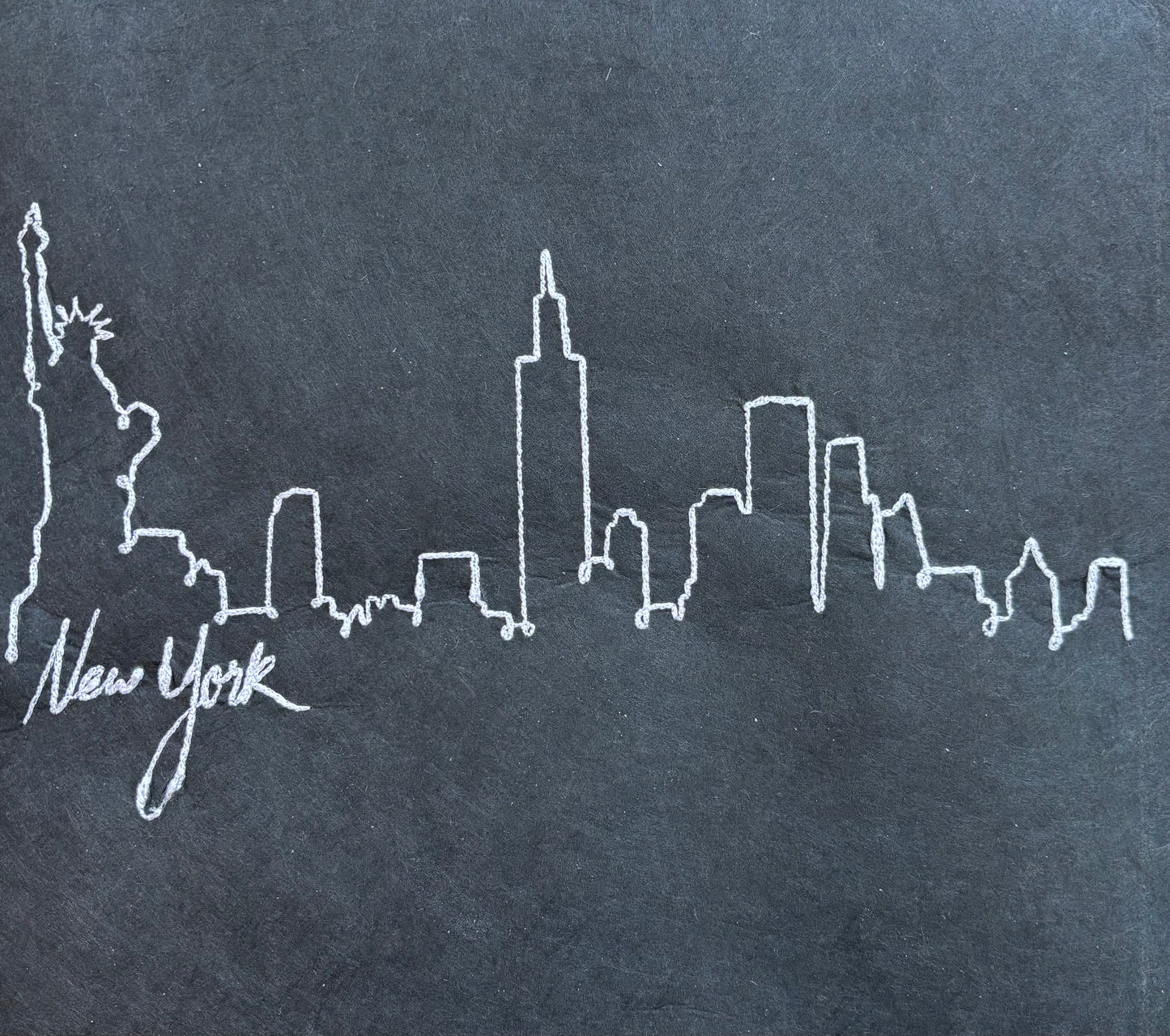Women's Hooded Sweatshirt with New York skyline