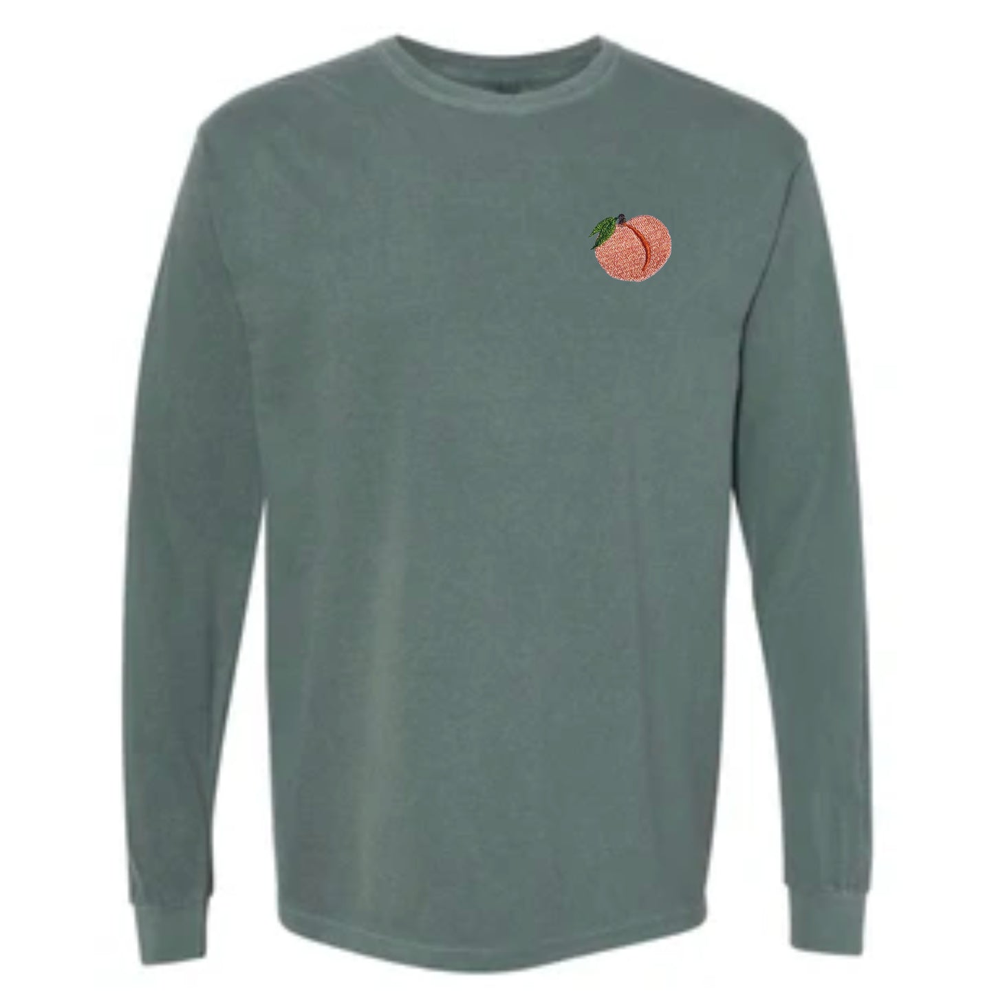 Women's Long-sleeve Heavyweight Peach T-shirt