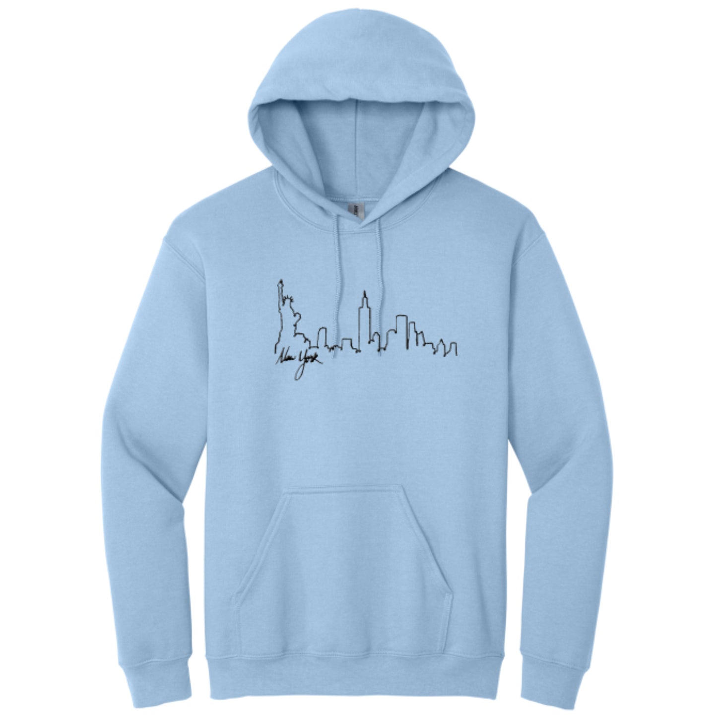 Women's Hooded Sweatshirt with New York skyline