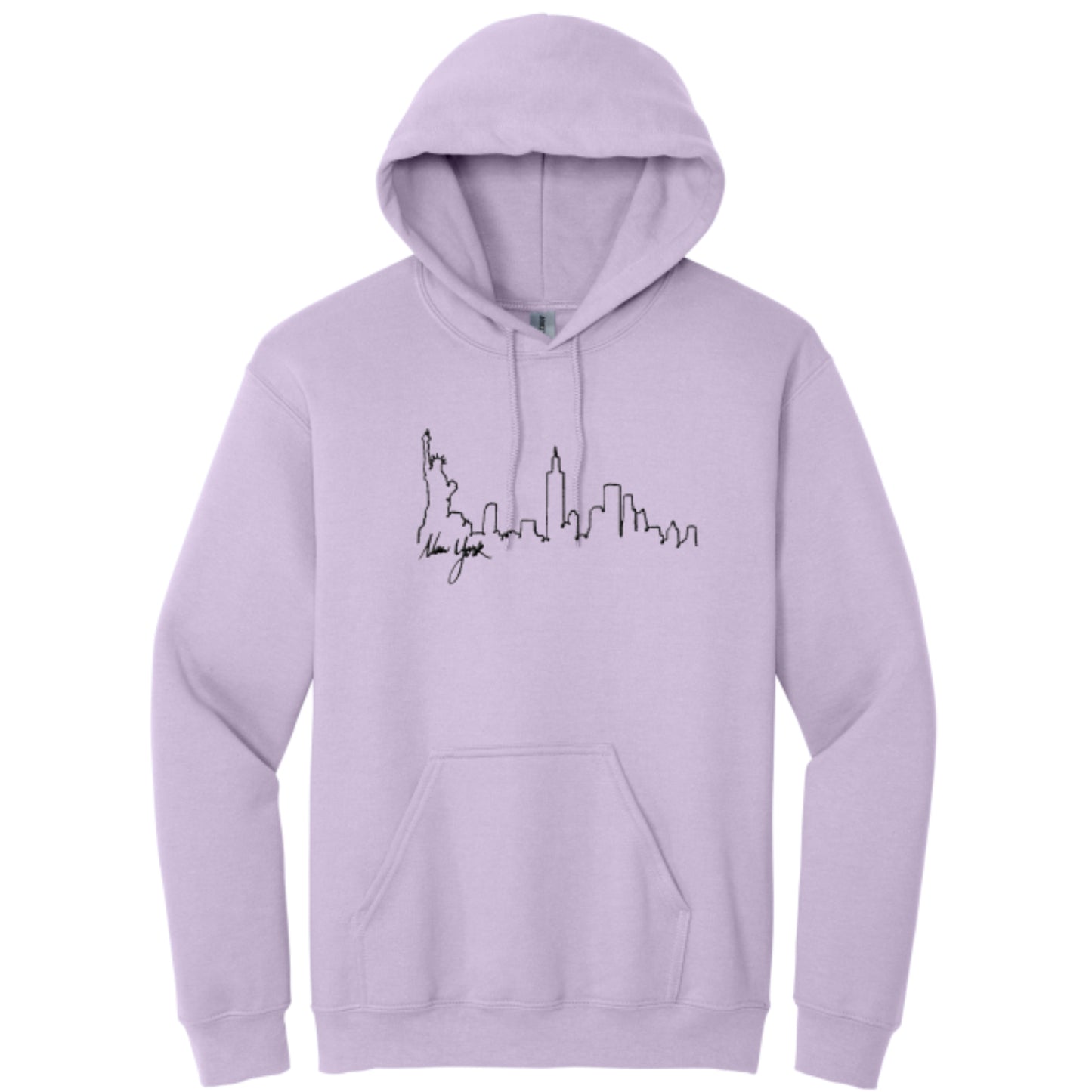 Women's Hooded Sweatshirt with New York skyline