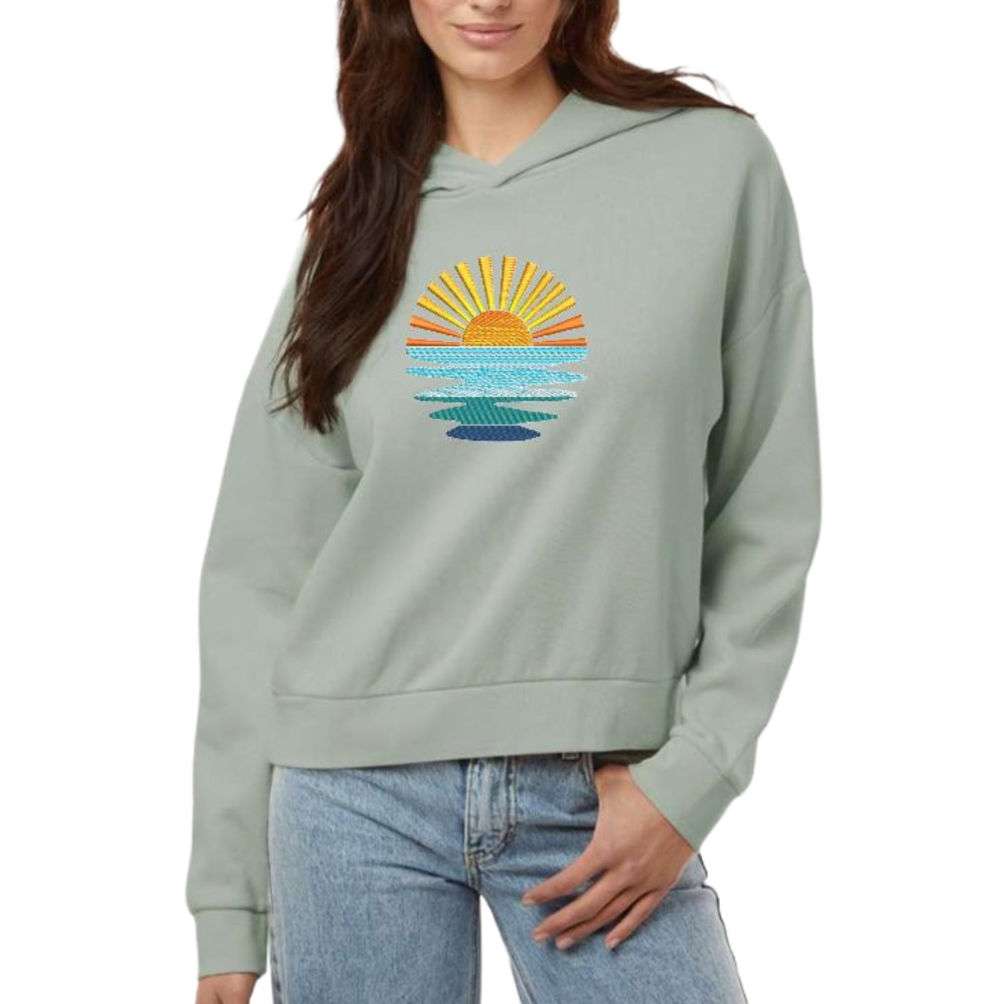 Women's Sunday Hooded Sunset Sweatshirt