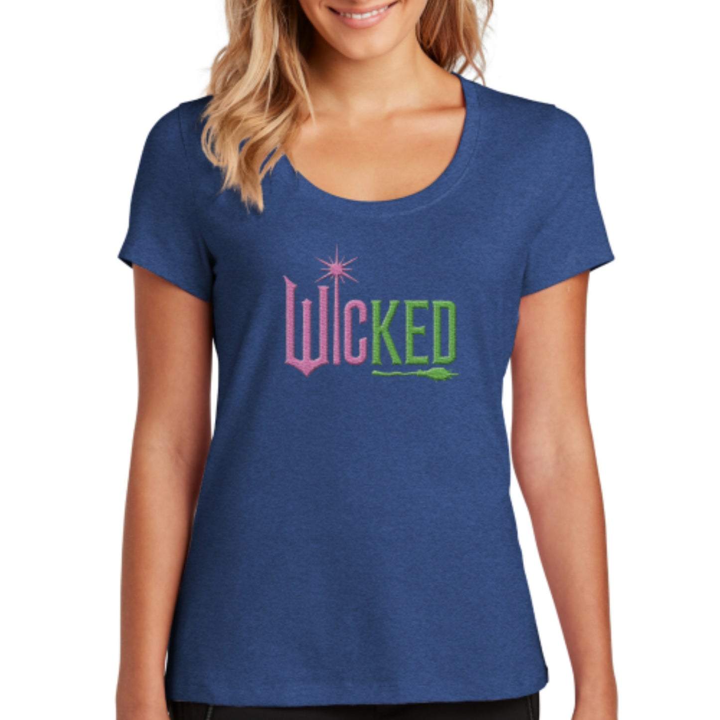 Scoop neck Short-sleeve Wicked T-shirt