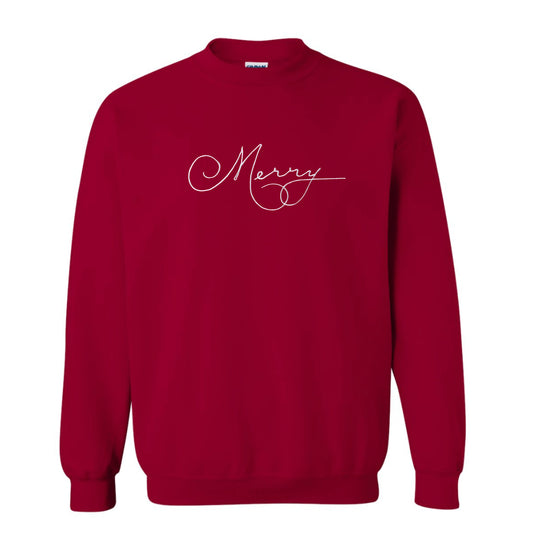 Women's Crewneck Merry Sweatshirt