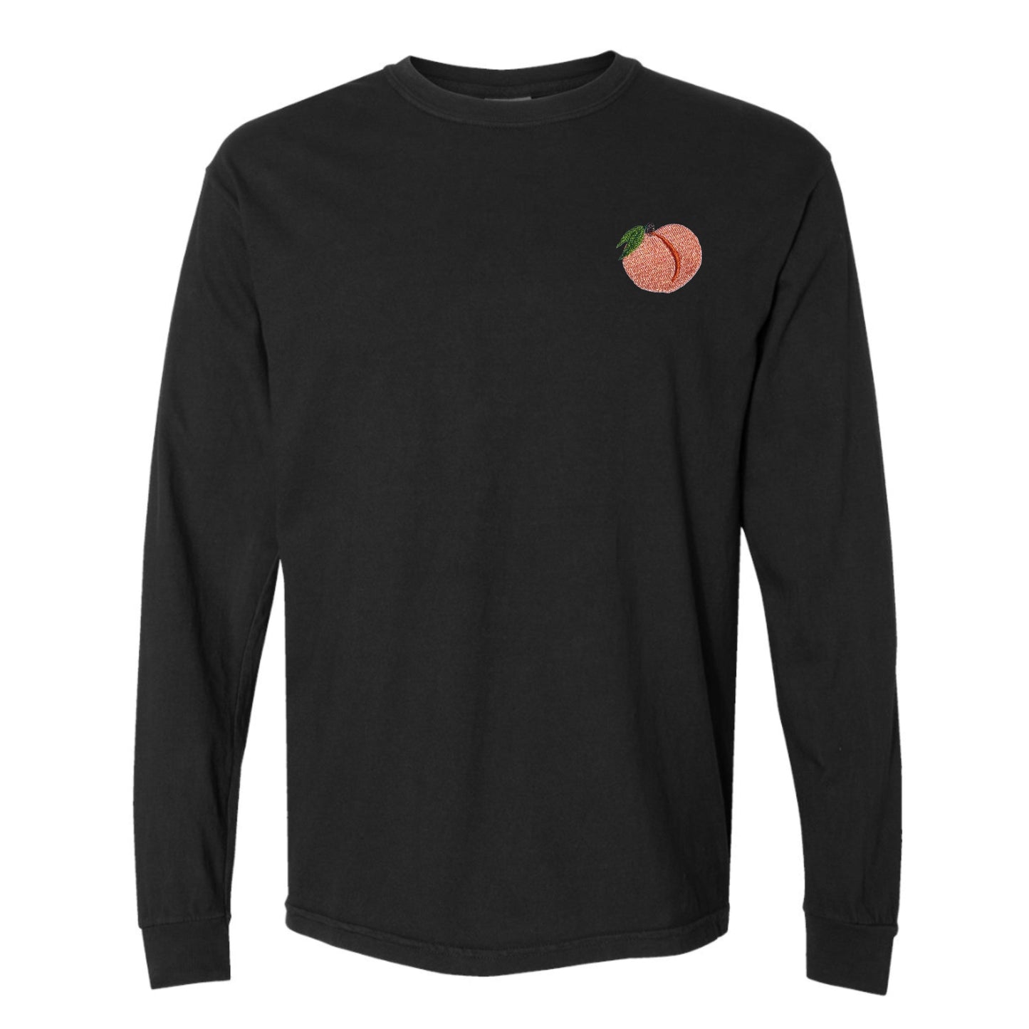 Women's Long-sleeve Heavyweight Peach T-shirt