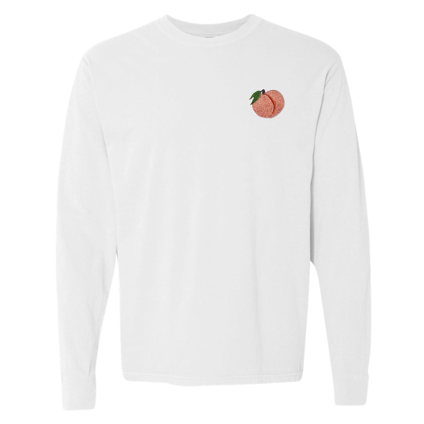 Women's Long-sleeve Heavyweight Peach T-shirt