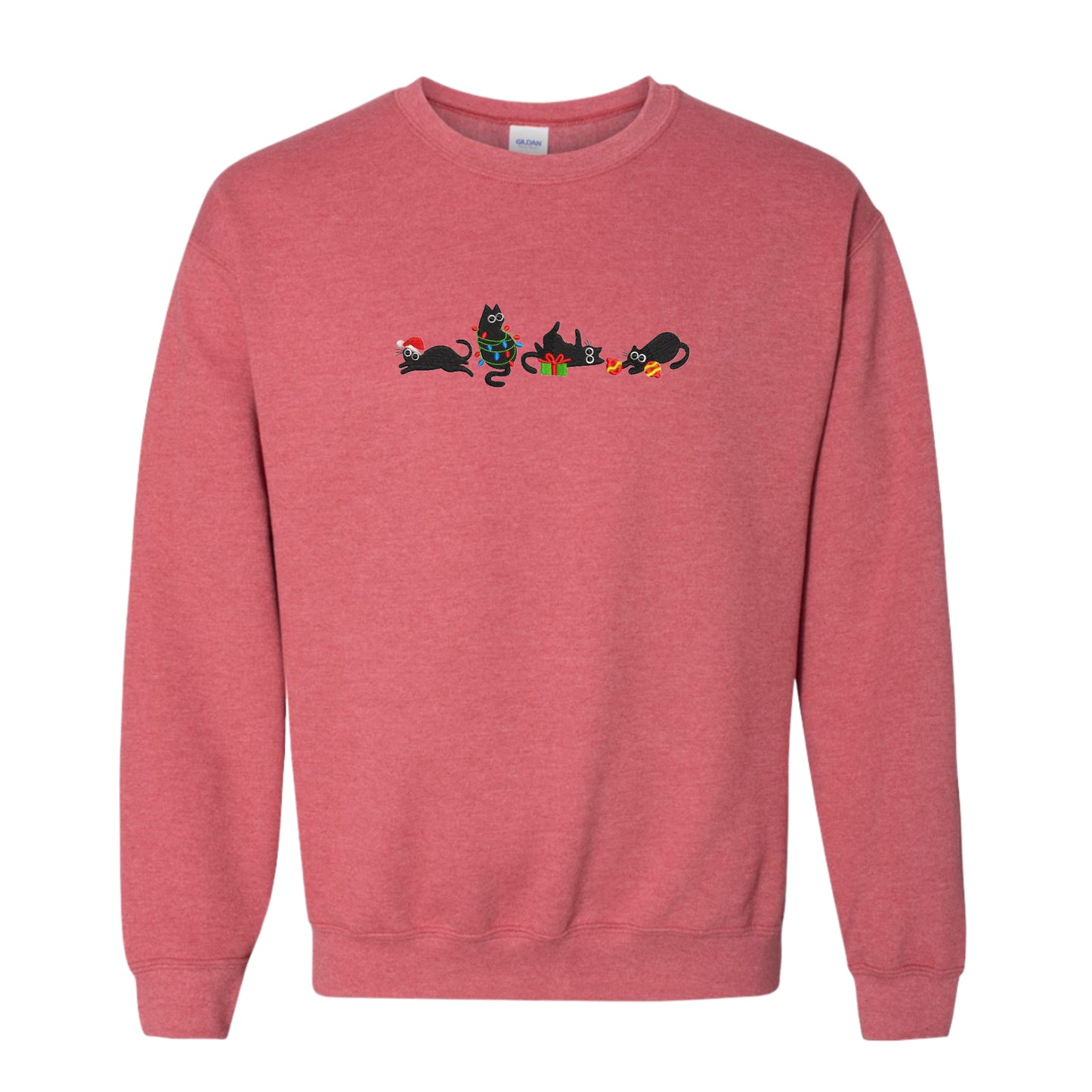 Women's Crewneck Christmas Cats Sweatshirt