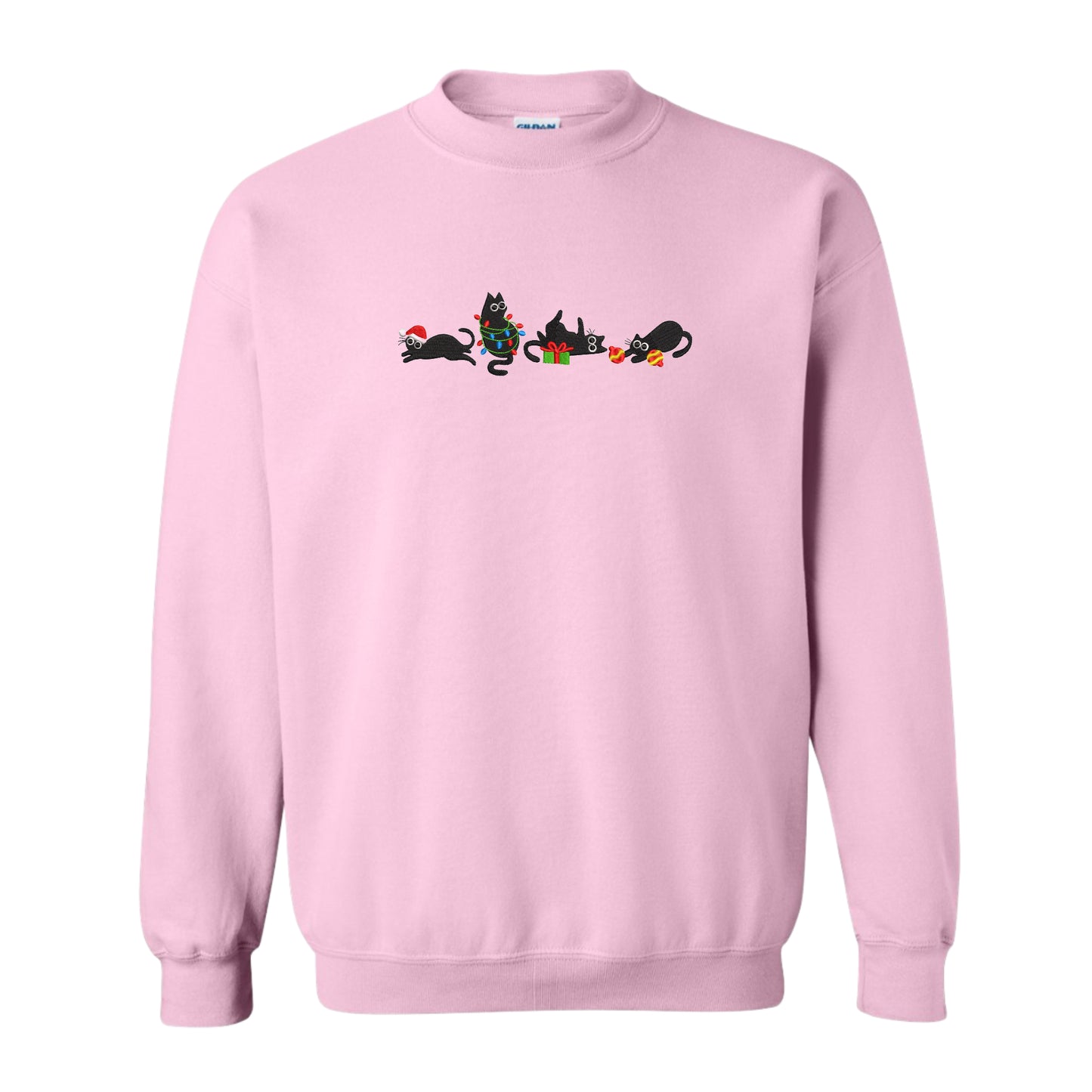 Women's Crewneck Christmas Cats Sweatshirt