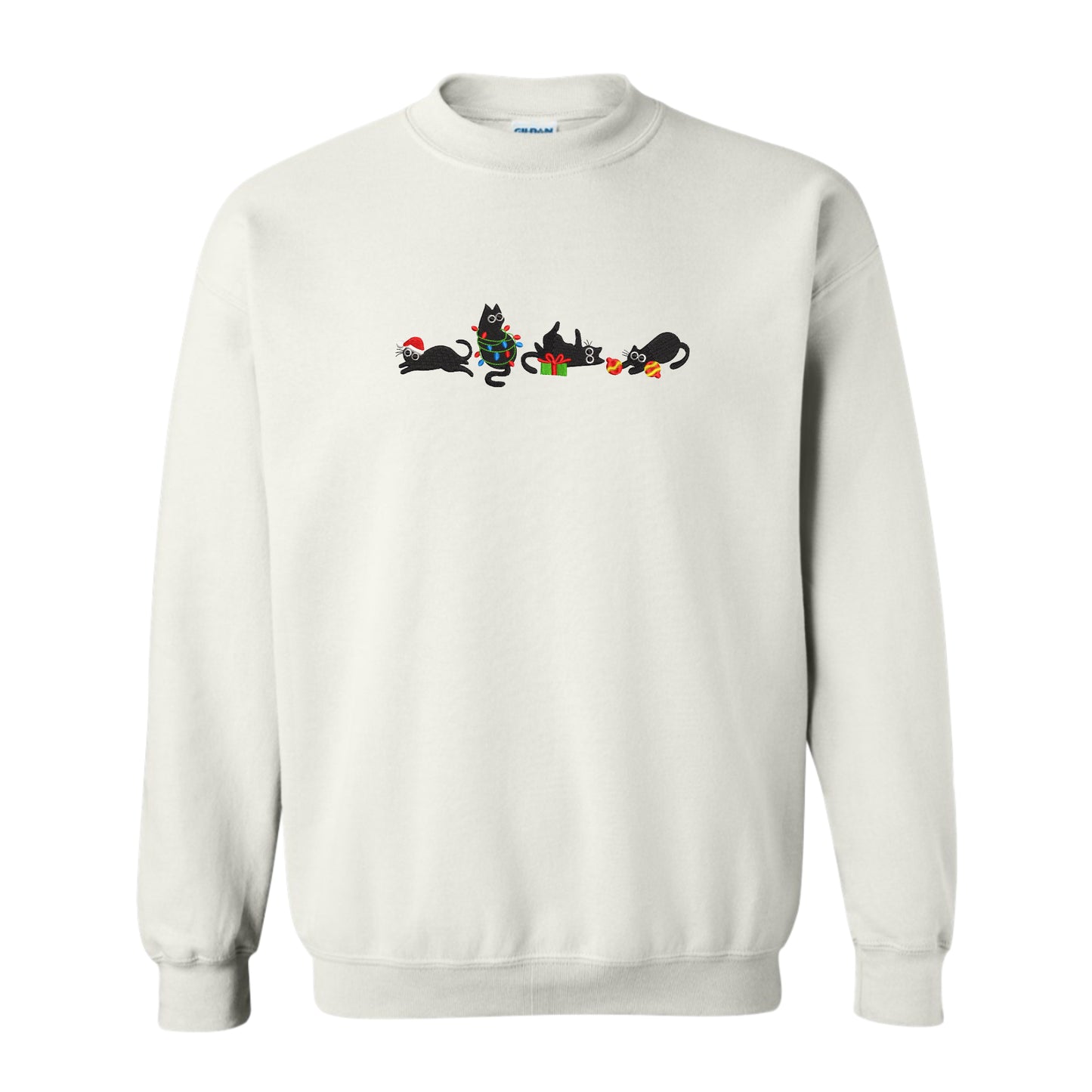 Women's Crewneck Christmas Cats Sweatshirt
