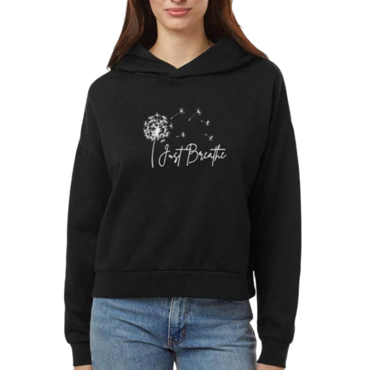 Women's Sunday Hooded Just Breathe Sweatshirt