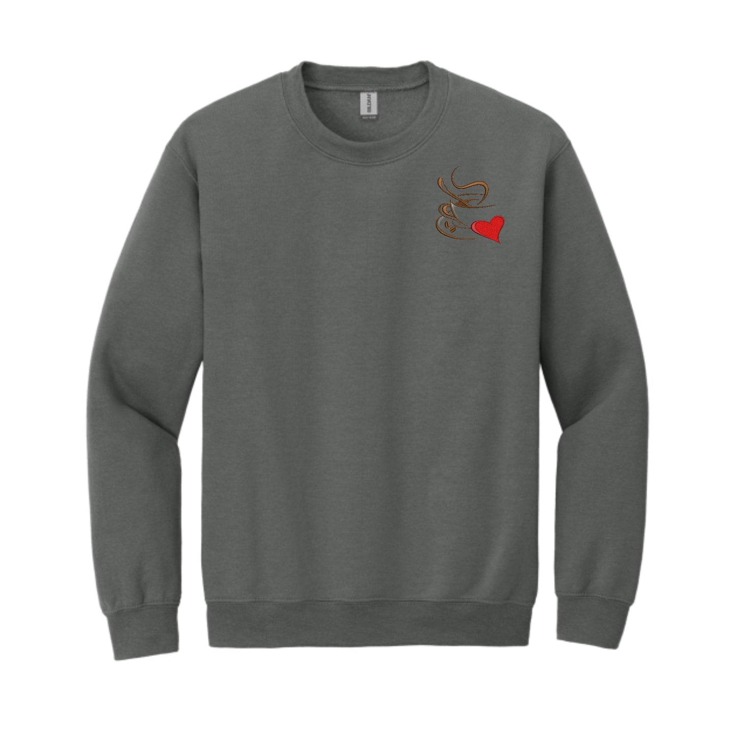 Women's Crewneck I Love Coffee Sweatshirt