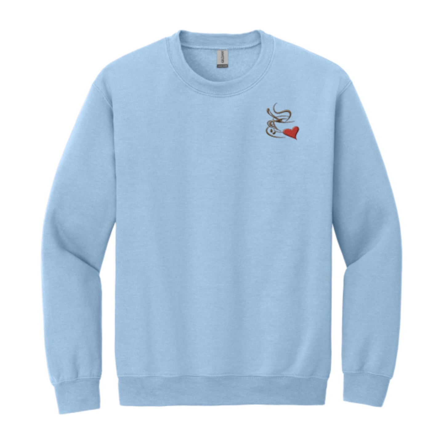 Women's Crewneck I Love Coffee Sweatshirt