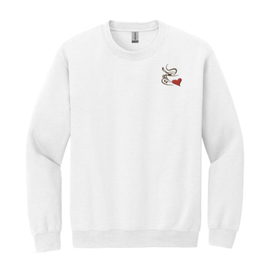 Men's Crewneck I Love Coffee Sweatshirt