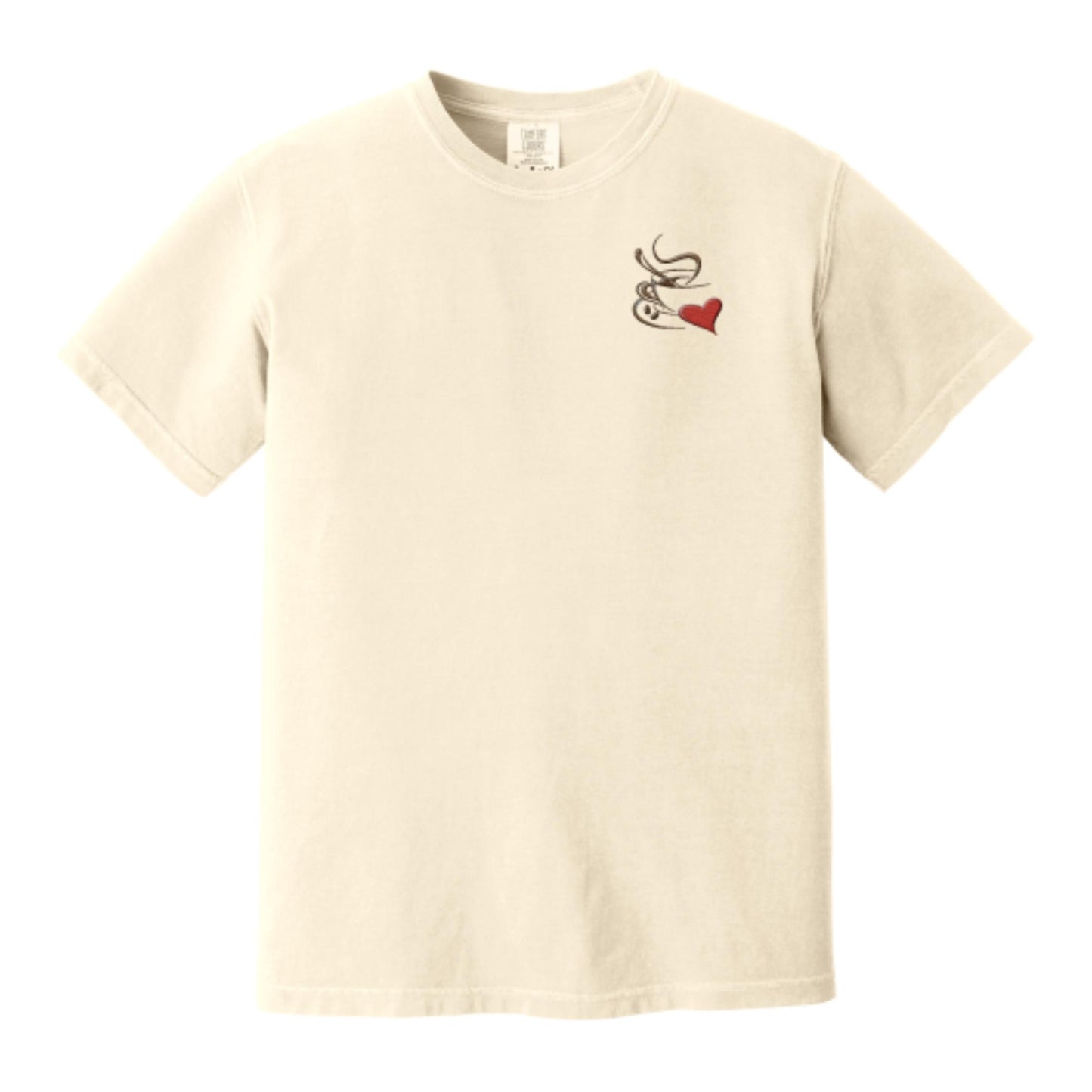 Short-sleeve I love Coffee T-shirt