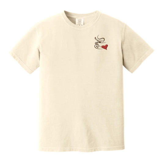 Short-sleeve I love Coffee T-shirt