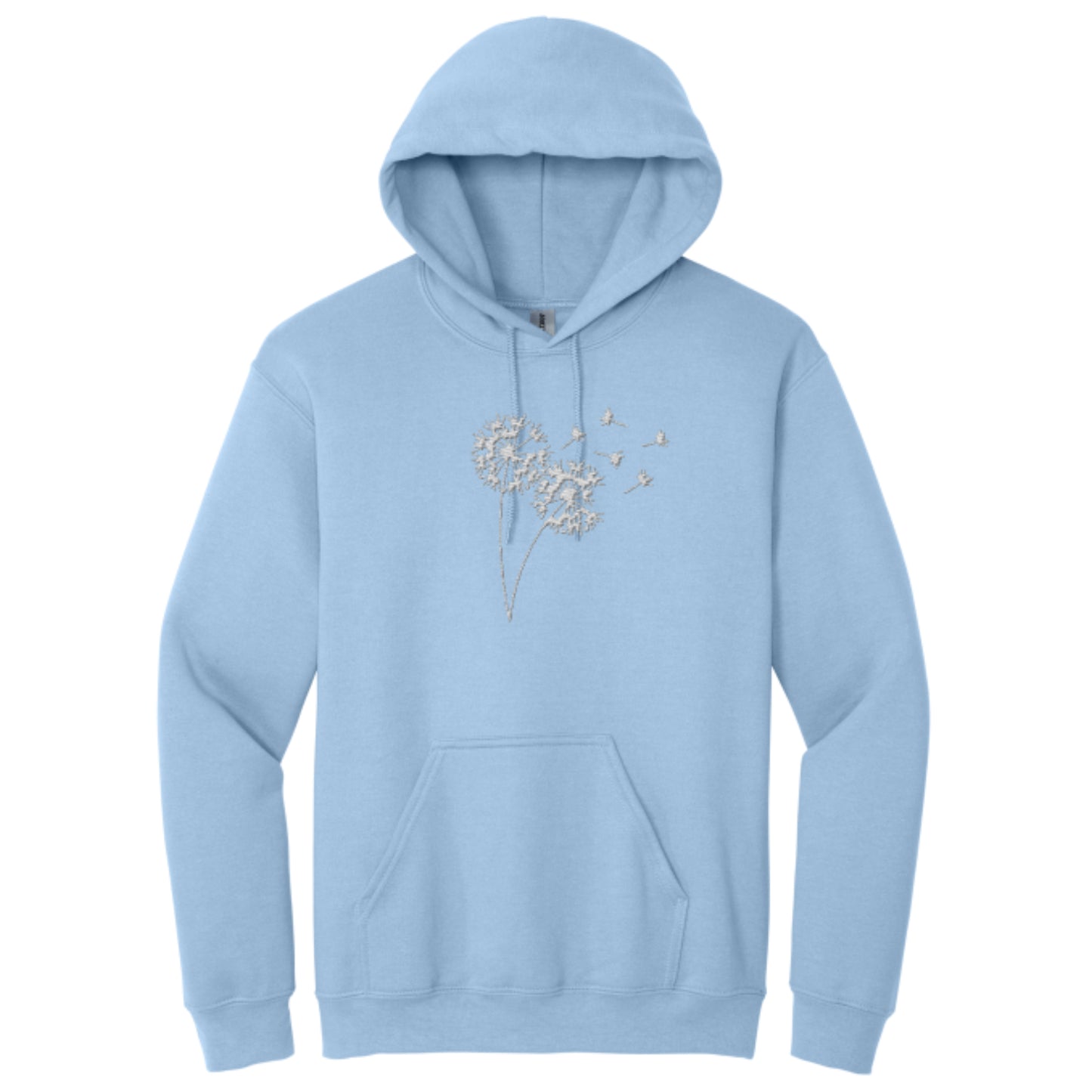 Women's Hooded Sweatshirt with Dandelions