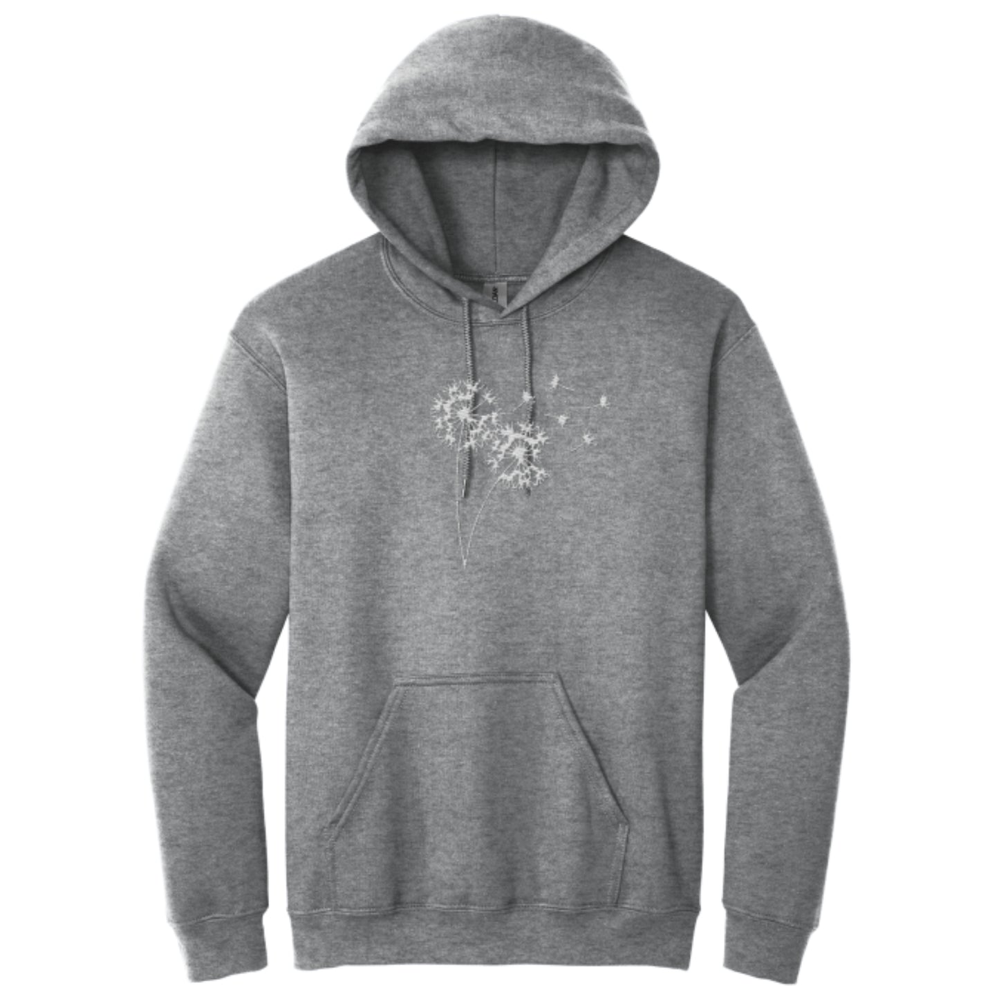 Women's Hooded Sweatshirt with Dandelions