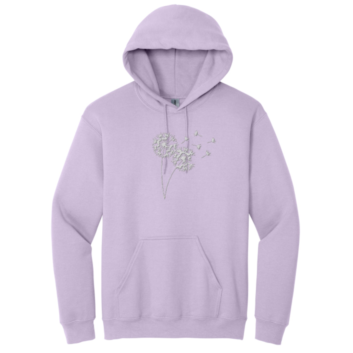 Women's Hooded Sweatshirt with Dandelions