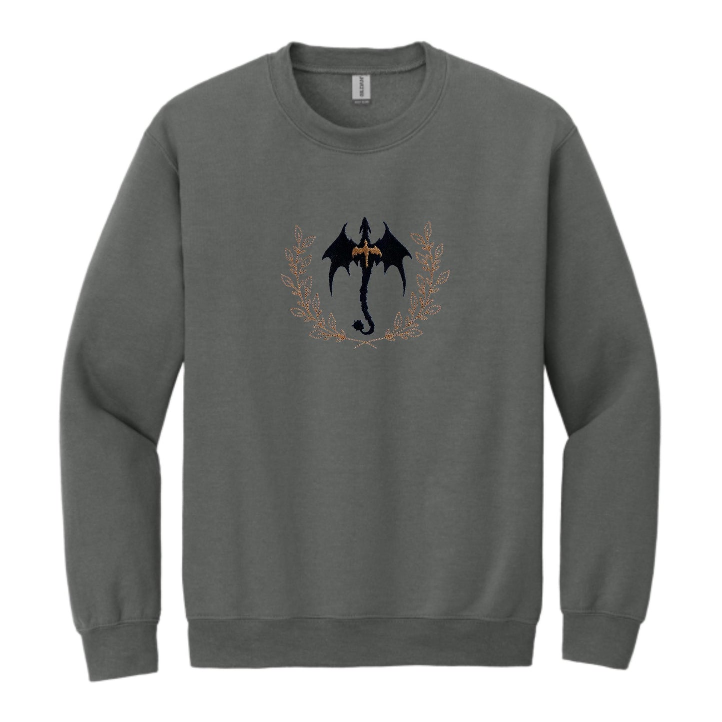 Men's Crewneck Black & Gold Dragons Sweatshirt