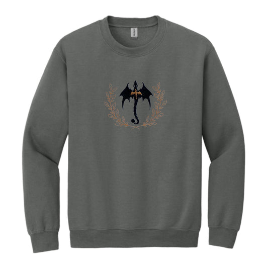 Men's Crewneck Black & Gold Dragons Sweatshirt