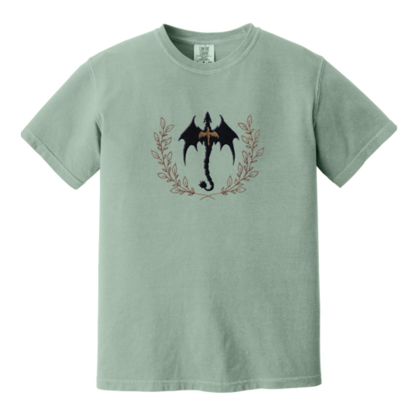 Short-sleeve Black & Gold Dragons T-shirt