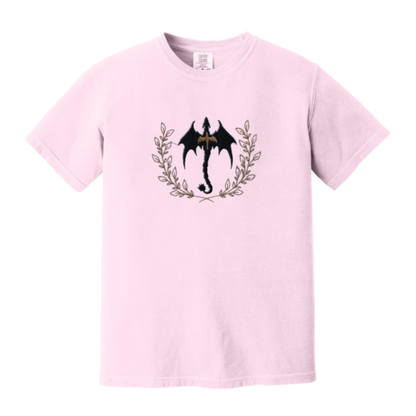 Short-sleeve Black & Gold Dragons T-shirt