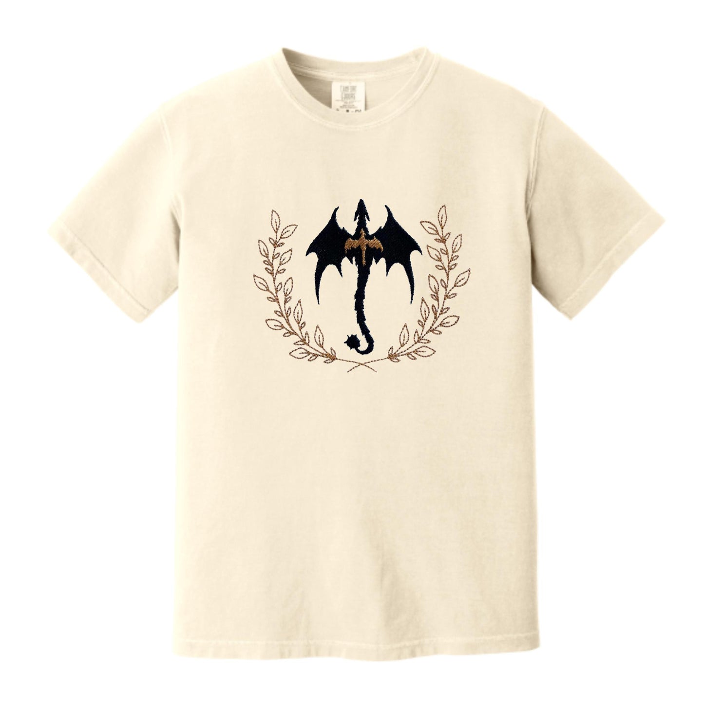 Short-sleeve Black & Gold Dragons T-shirt