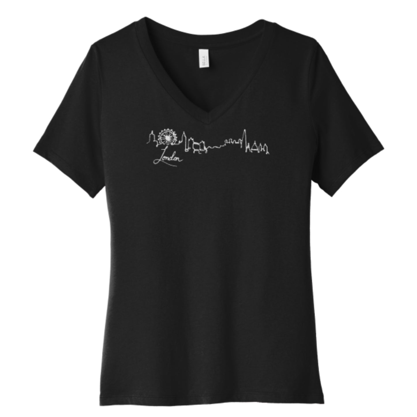 V-neck Short-sleeve London T-shirt