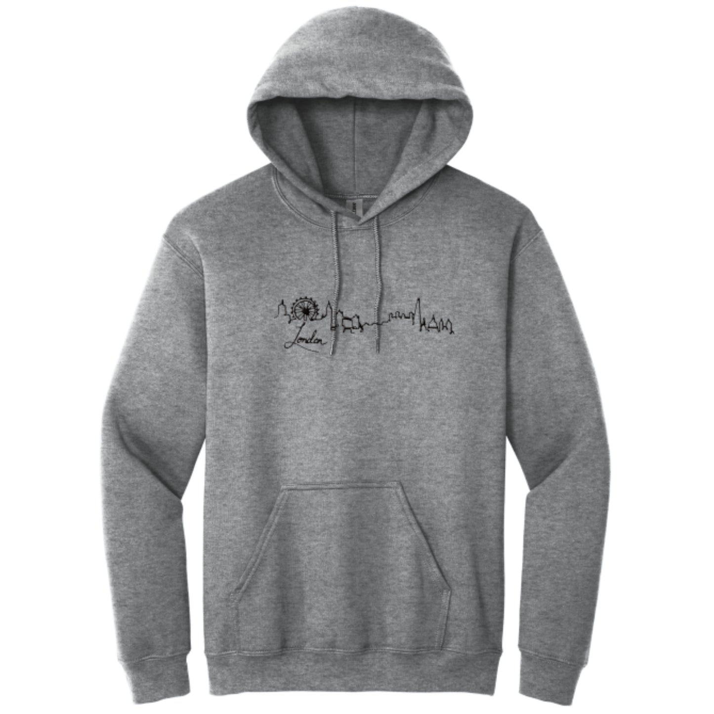 Women's Hooded Sweatshirt with London skyline