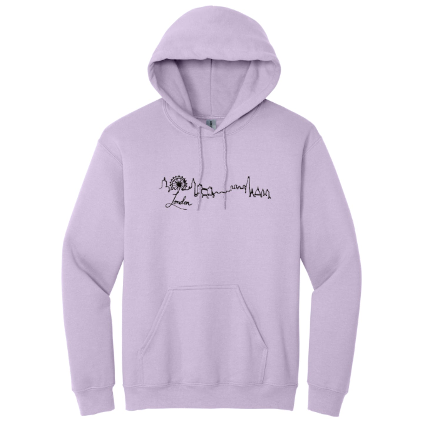 Women's Hooded Sweatshirt with London skyline