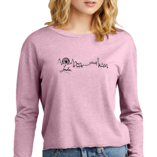 Long-sleeve Midi Crewneck London T-shirt