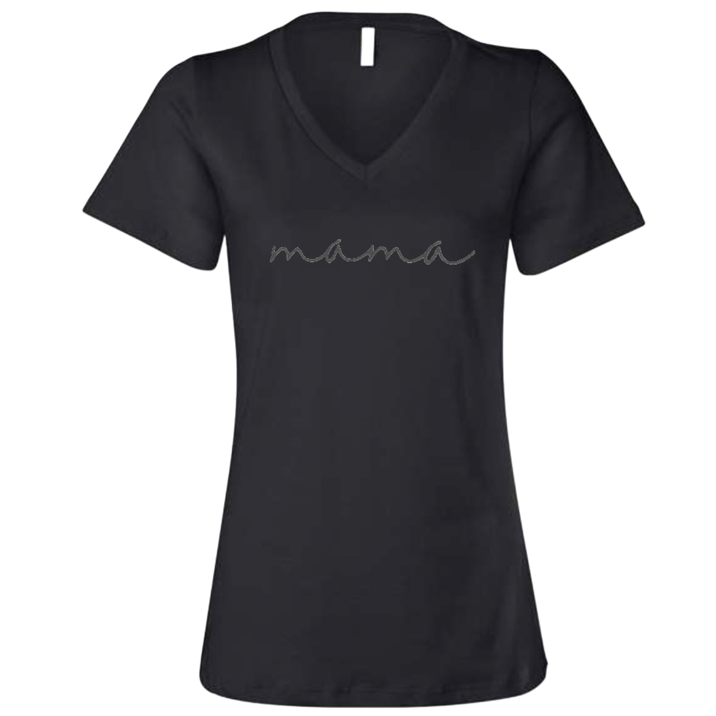 V-neck Short-sleeve Mama T-shirt