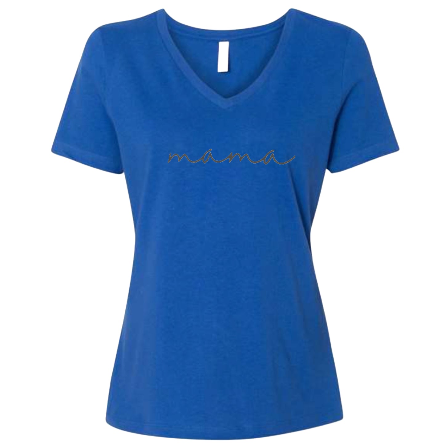 V-neck Short-sleeve Mama T-shirt
