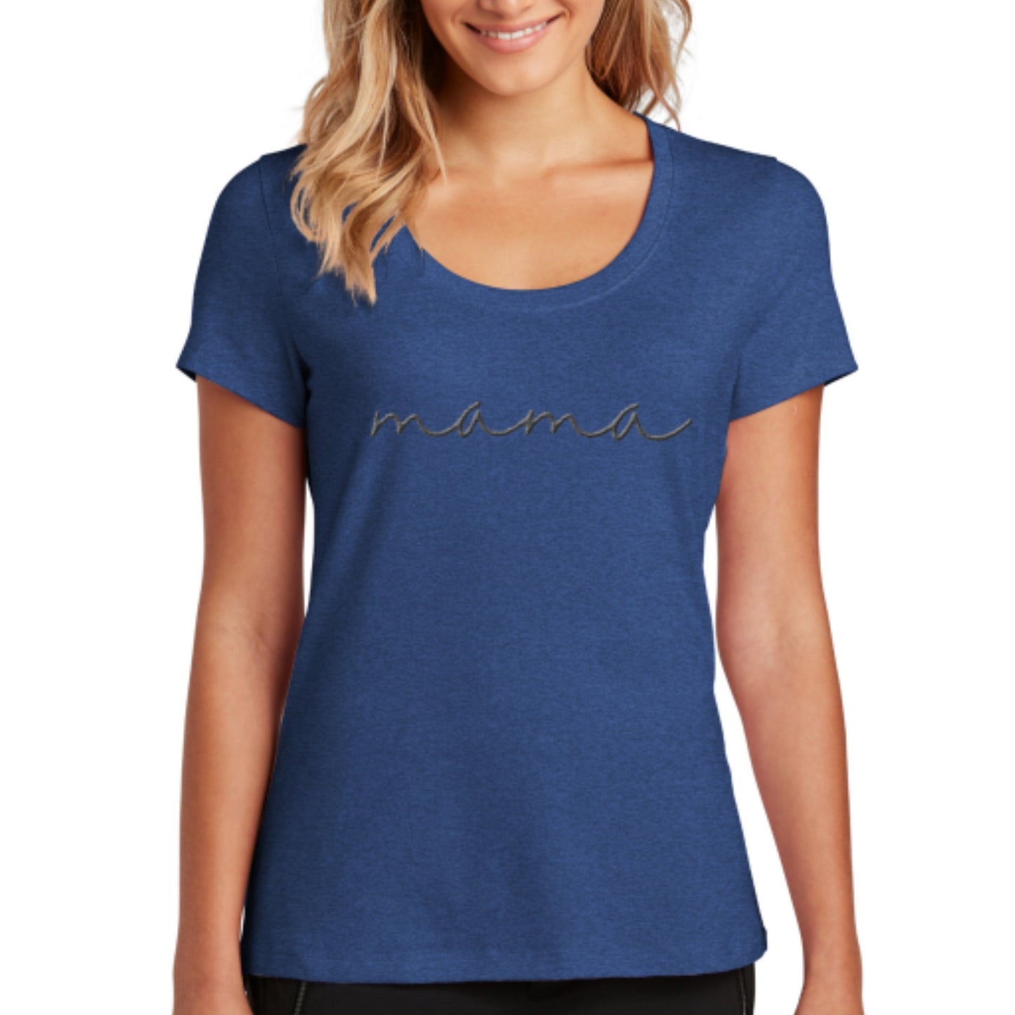 Scoop neck Short-sleeve Mama T-shirt
