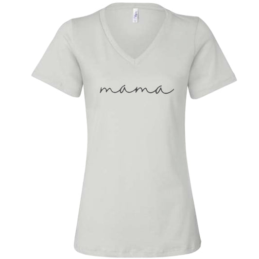 V-neck Short-sleeve Mama T-shirt