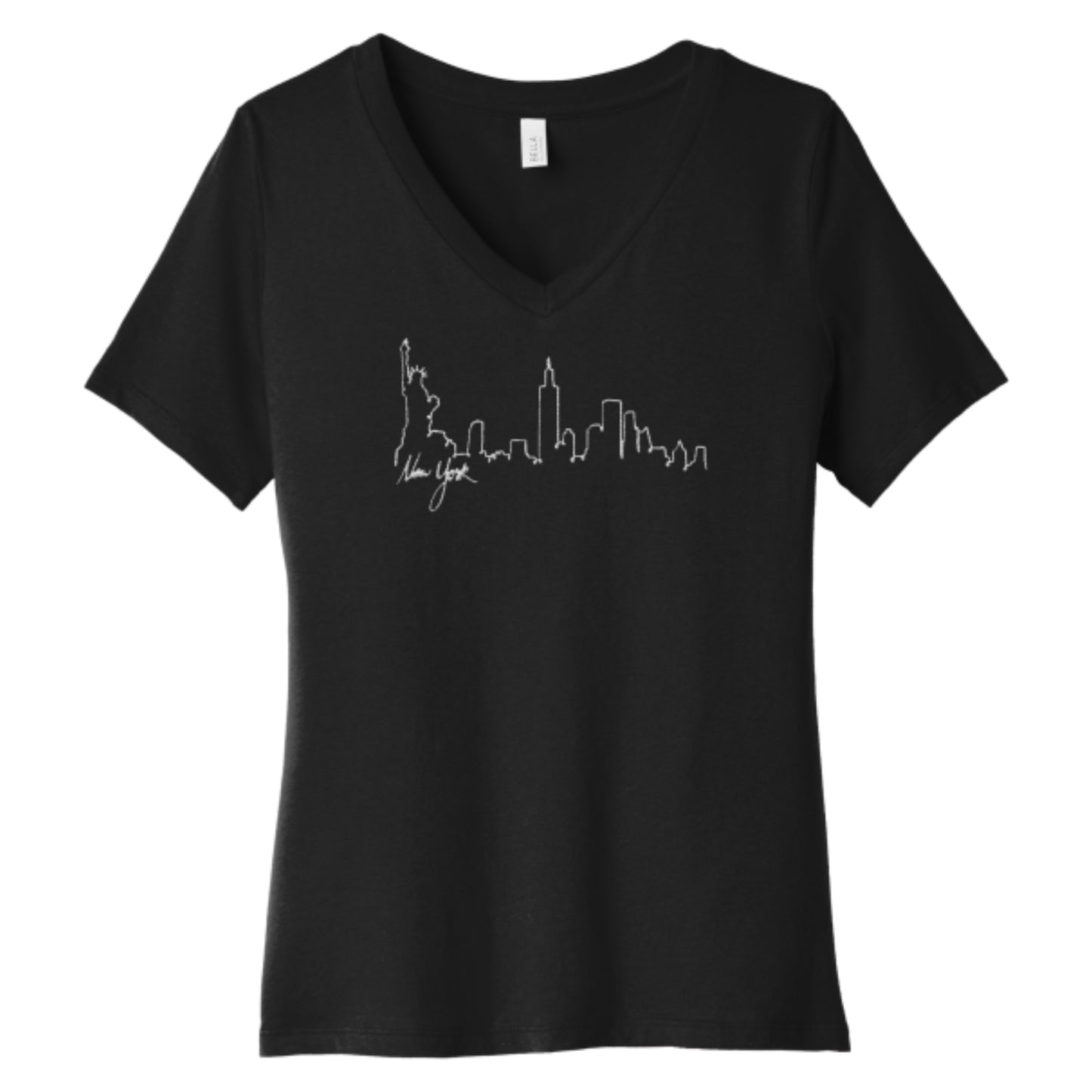 V-neck Short-sleeve New York T-shirt