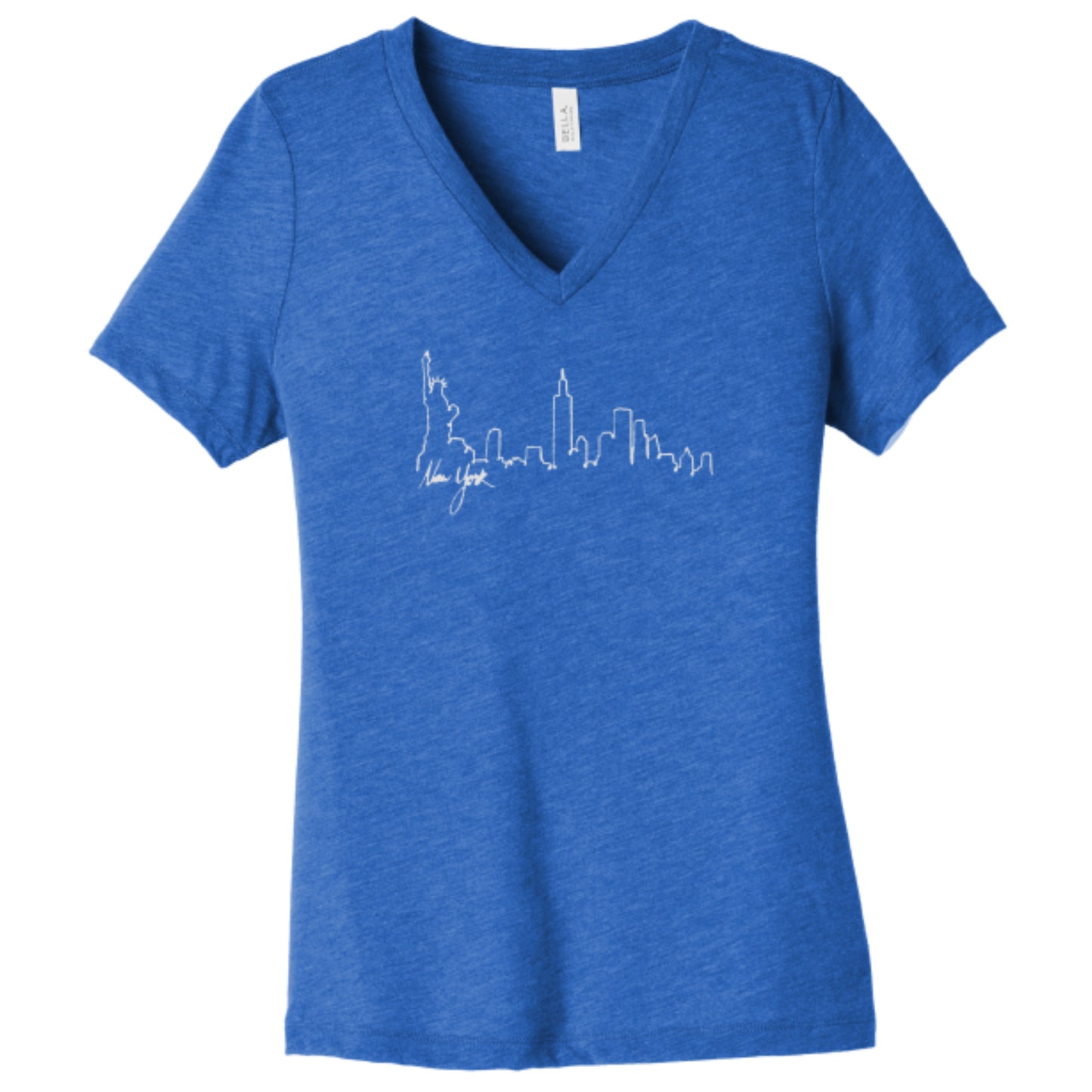 V-neck Short-sleeve New York T-shirt