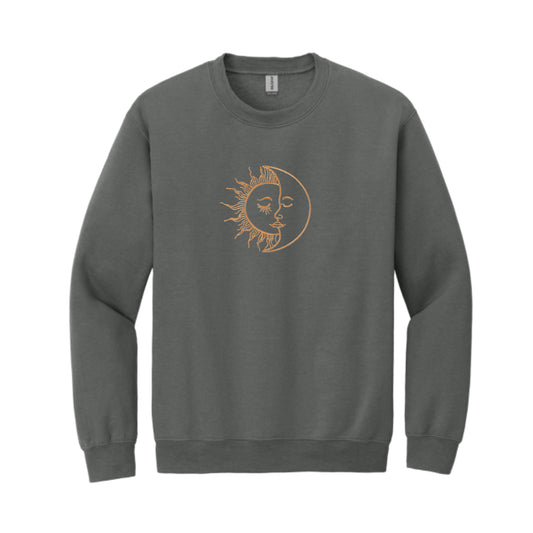 Women's Crewneck Sun Moon Sweatshirt