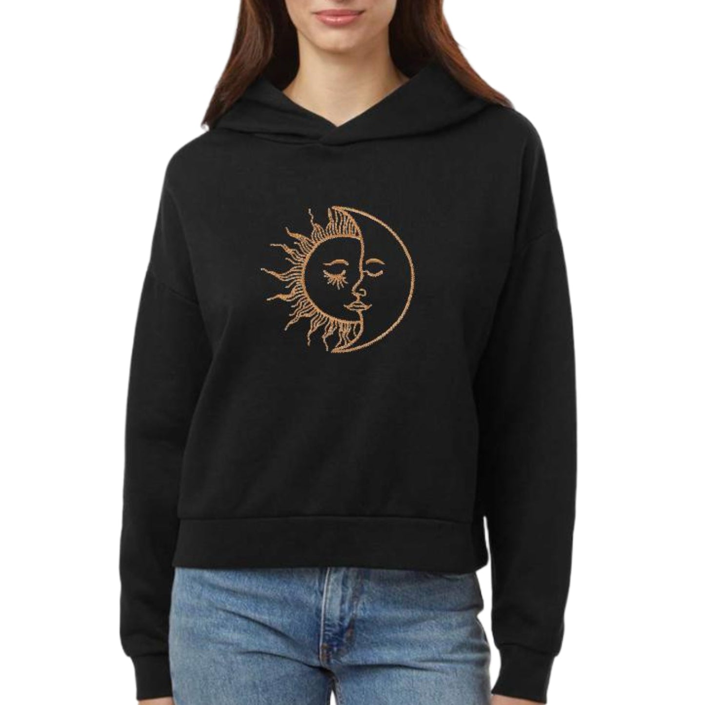 Women's Sunday Hooded Sun Moon Sweatshirt