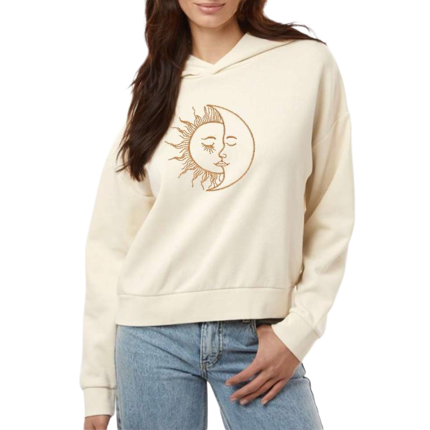 Women's Sunday Hooded Sun Moon Sweatshirt