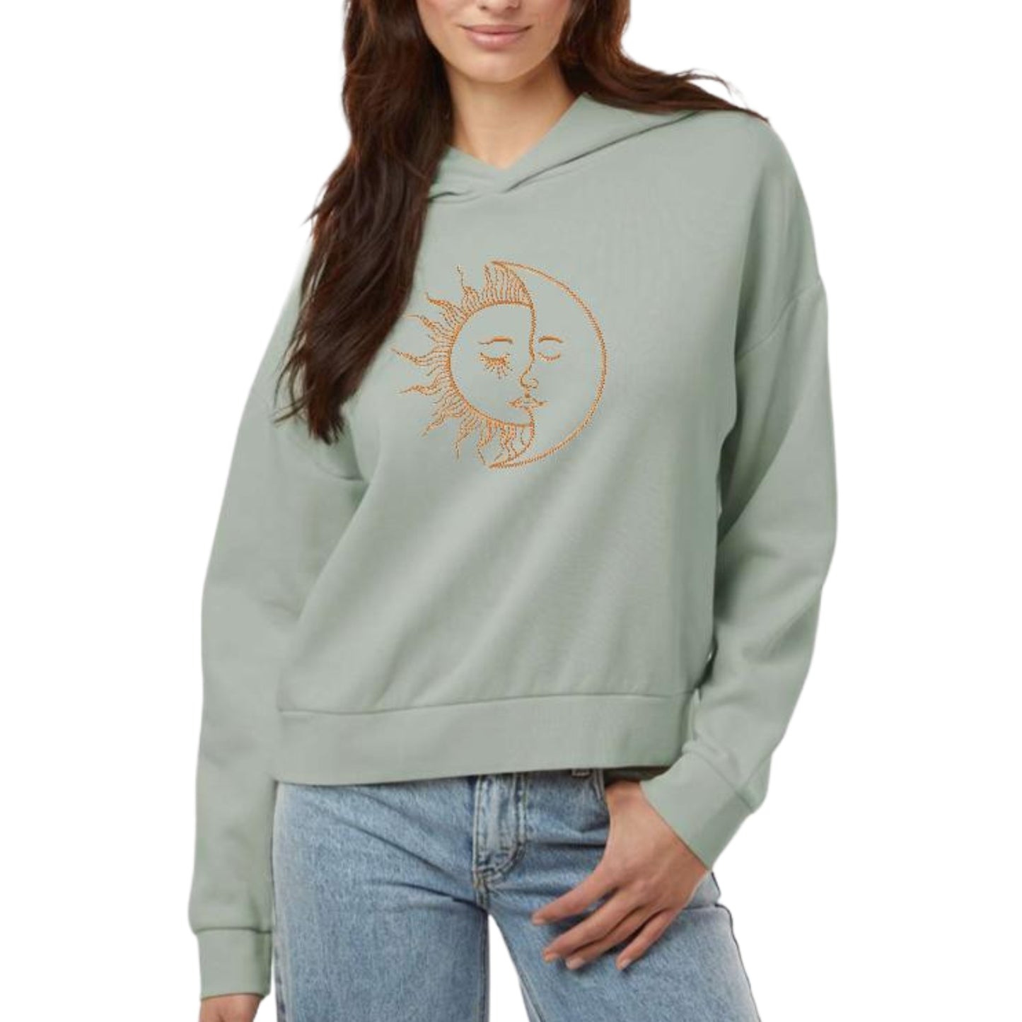 Women's Sunday Hooded Sun Moon Sweatshirt