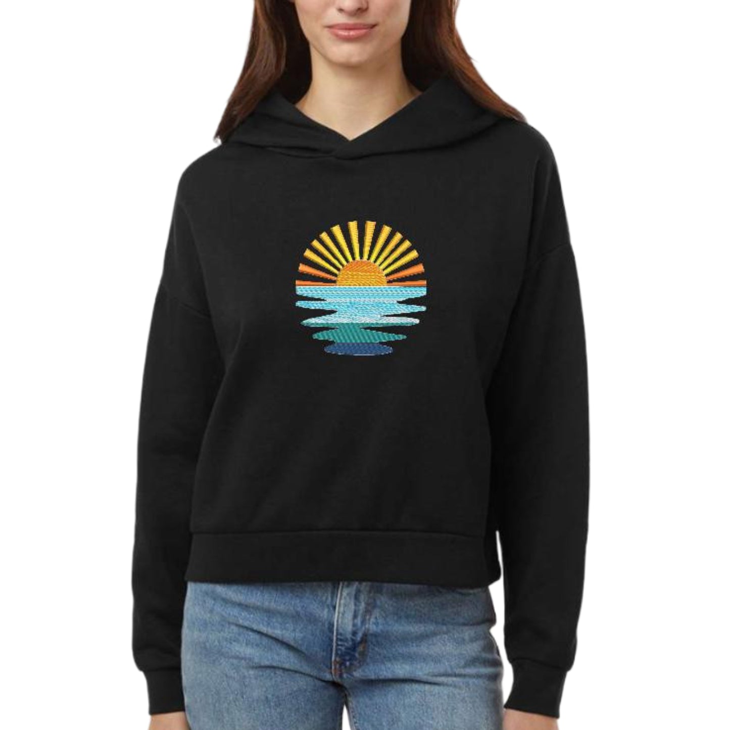 Women's Sunday Hooded Sunset Sweatshirt