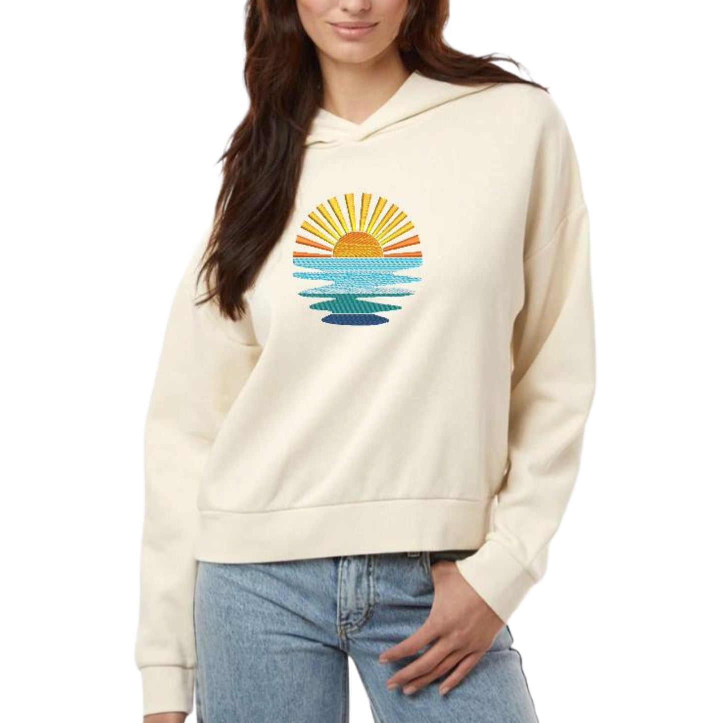 Women's Sunday Hooded Sunset Sweatshirt