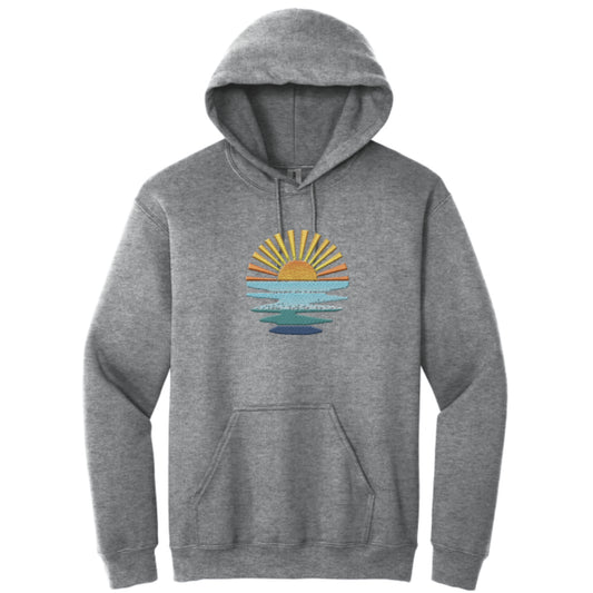 Women's Hooded Sweatshirt with Sunset