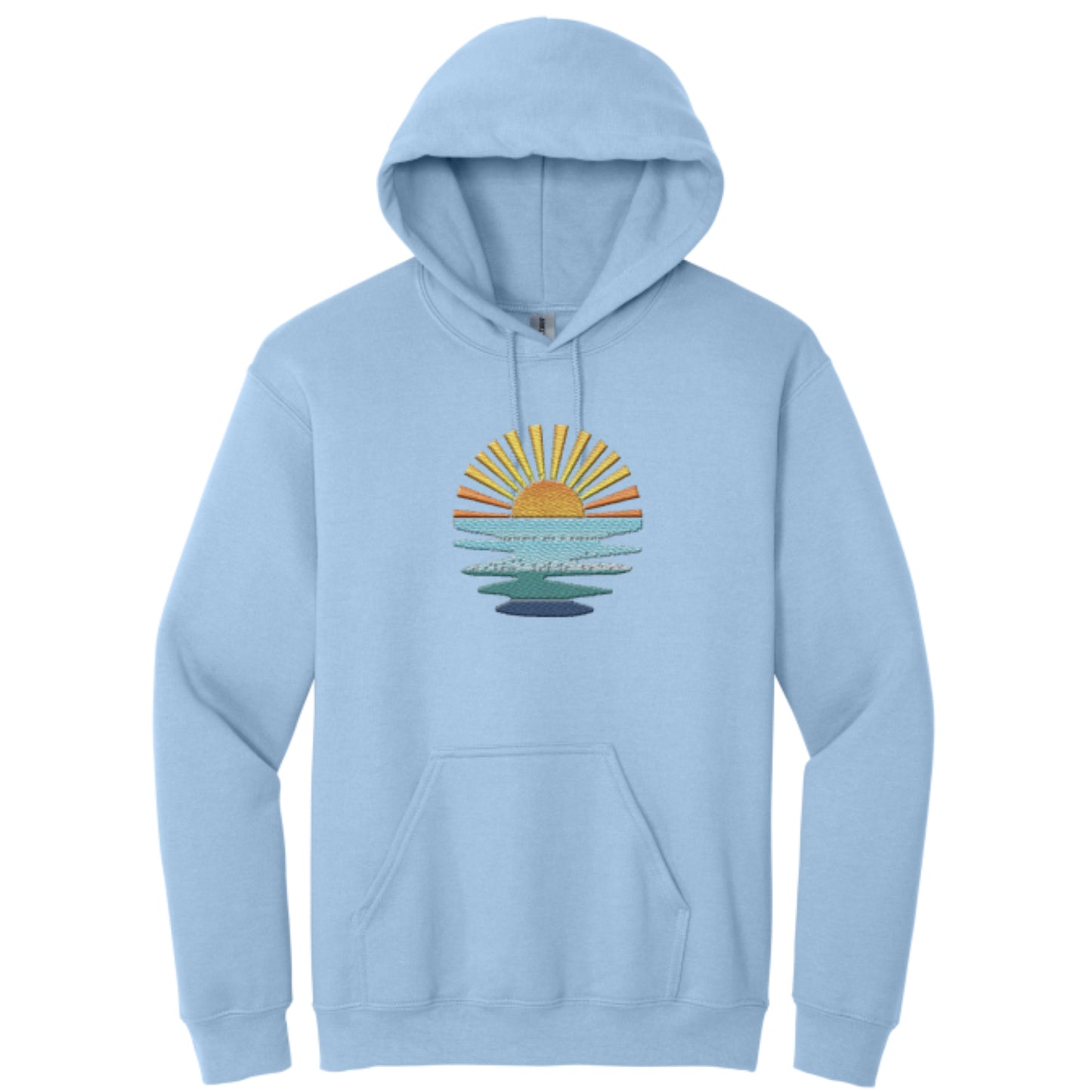 Women's Hooded Sweatshirt with Sunset