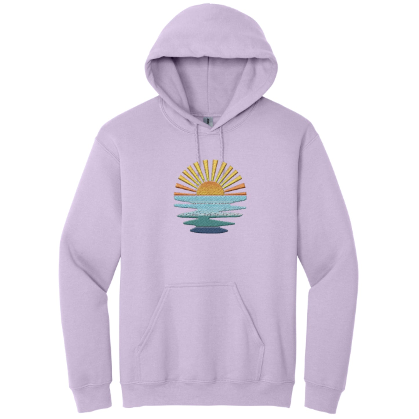 Women's Hooded Sweatshirt with Sunset