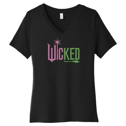 V-neck Short-sleeve Wicked T-shirt