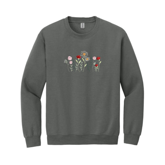 Women's Crewneck Wildflowers Sweatshirt